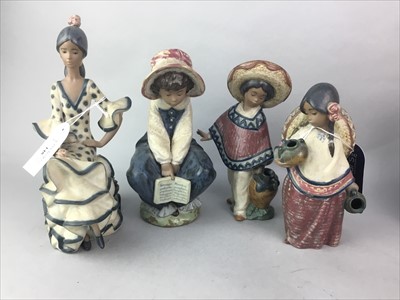 Lot 148 - A GROUP OF SEVEN LLADRO SPANISH AND MEXICAN FIGURES