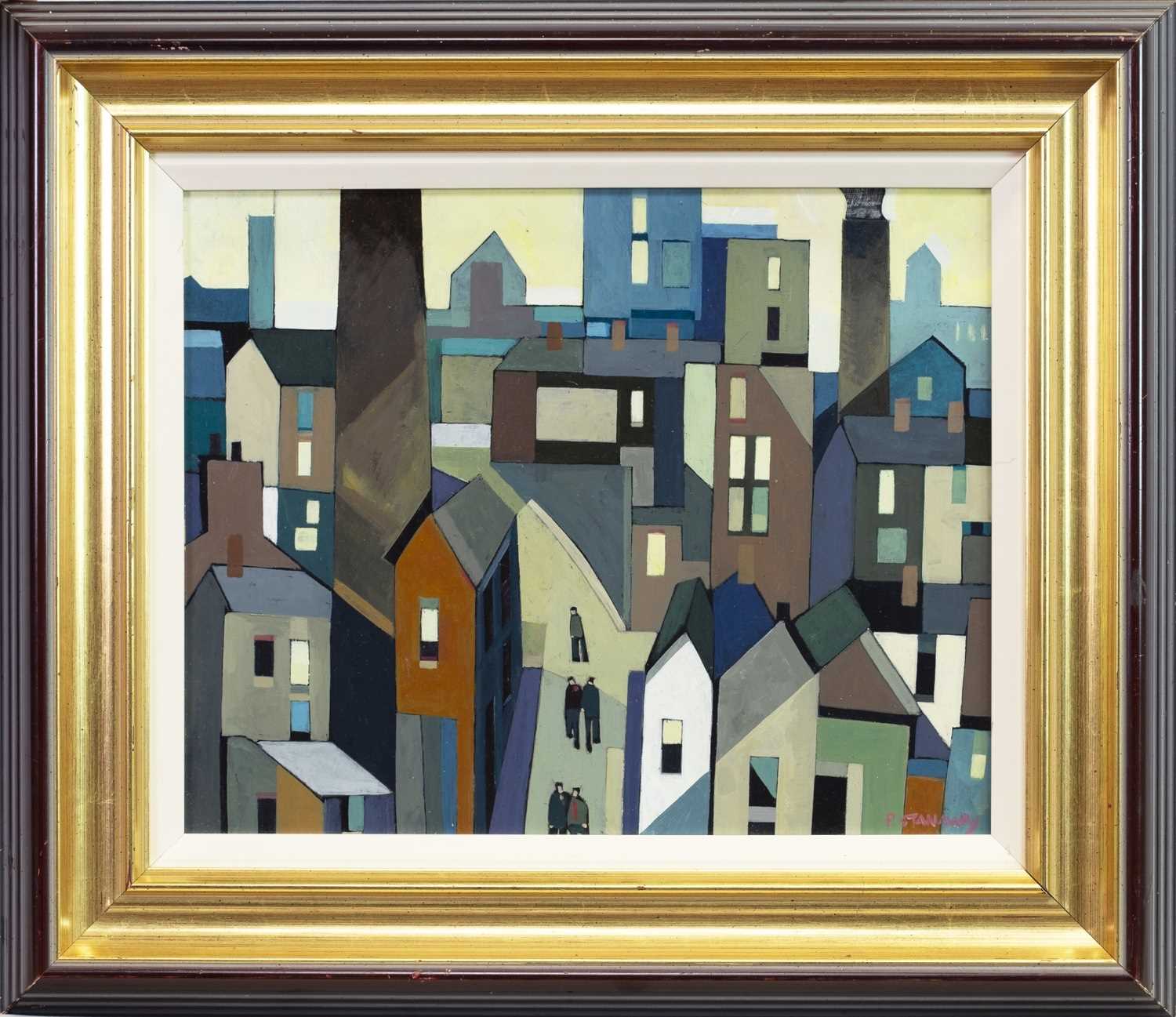 Lot 506 - MILL TOWN, OLDHAM, AN OIL BY PETER STANAWAY