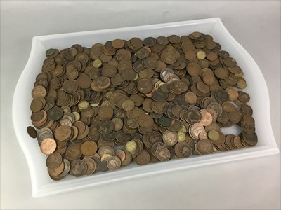 Lot 21 - A LOT OF PENNIES, COIN SETS AND AN AMMUNITION CASE