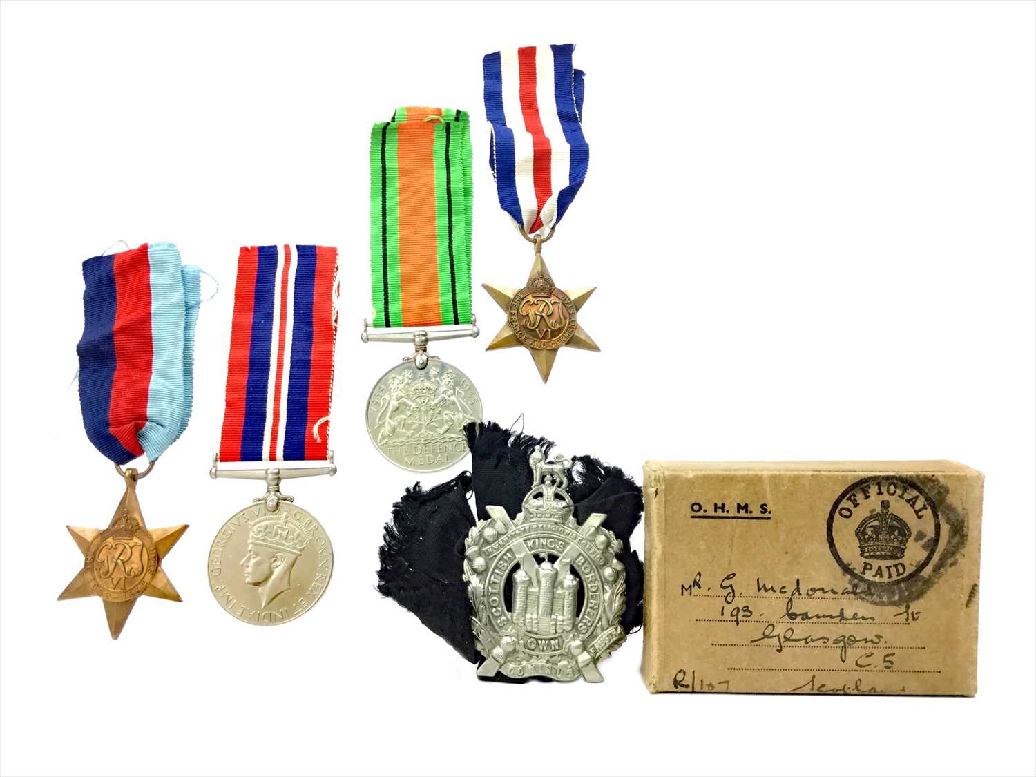 Lot 1302 - A LOT OF WWII GENERAL SERVICE MEDALS