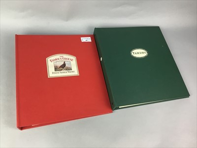 Lot 60 - A LOT OF TWO FOLDERS OF WHISKY ARTWORK FILMS