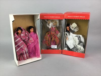 Lot 127 - A LOT OF THREE PEGGY NISBET COSTUME AND PORTRAIT DOLLS
