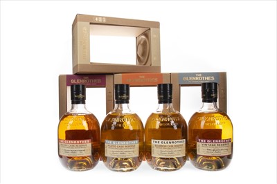 Lot 27 - GLENROTHES VINTAGE, PEATED CASK, BOURBON CASK AND SHERRY CASK