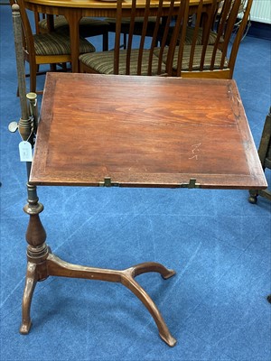 Lot 152 - A 19TH CENTURY READING TABLE