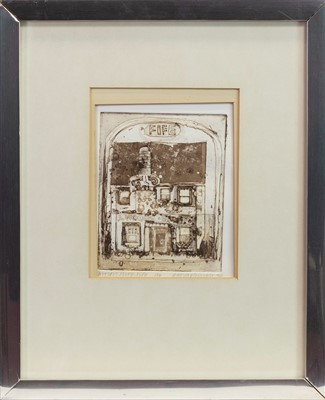 Lot 408 - GROCER'S SHOP, FIFE, AN ETCHING BY GEORGE BIRRELL