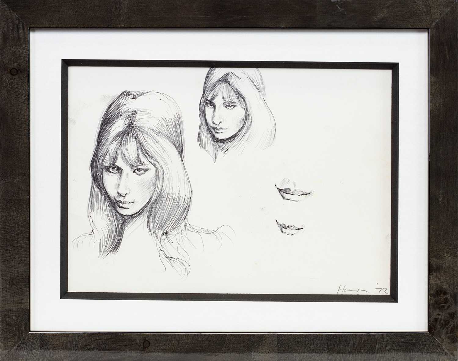 Lot 664 - FIONA, EARLY BIRO SKETCHES BY PETER HOWSON