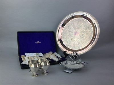 Lot 200 - A GROUP OF SILVER PLATED FLATWARE