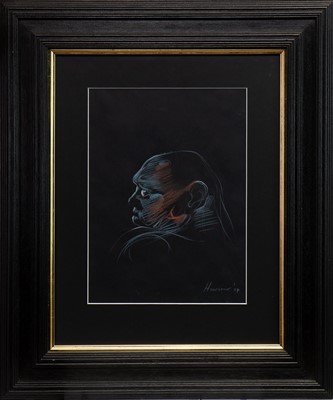 Lot 615 - THE SHADOW, A PASTEL BY PETER HOWSON