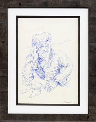 Lot 676 - DR GACHET, AN EARLY BIRO SKETCH BY PETER HOWSON