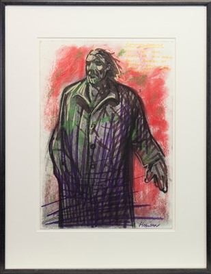 Lot 612 - COMMENDATORE B (DON GIOVANNI), A PASTEL BY PETER HOWSON