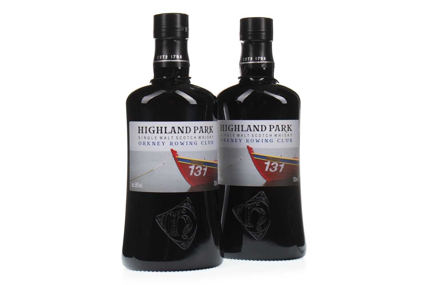 Lot 323 - TWO BOTTLES OF HIGHLAND PARK ORKNEY ROWING CLUB