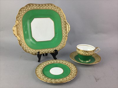 Lot 112 - AN AYNLSEY PART TEA SERVICE ALONG WITH ANOTHER