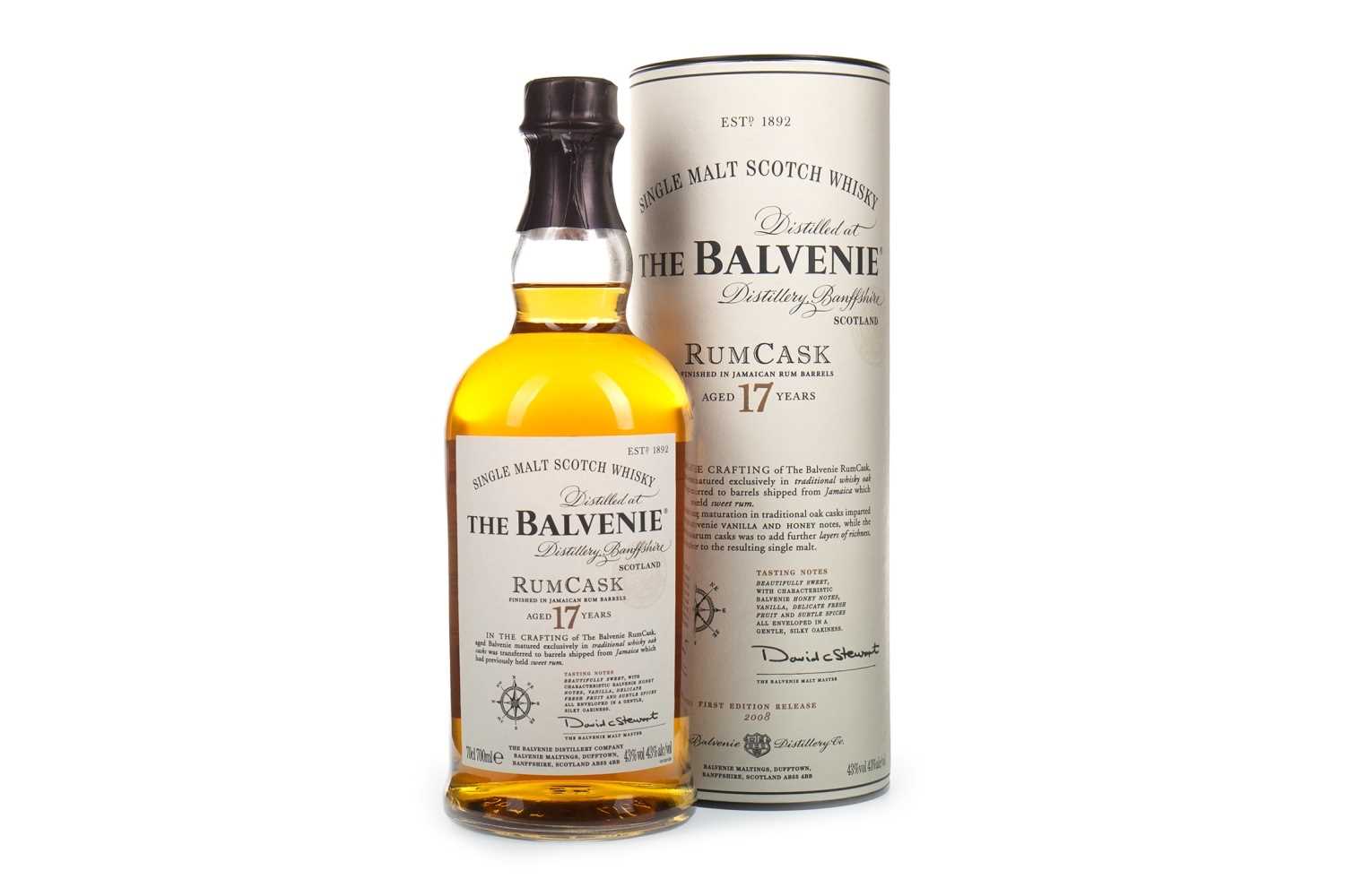 Lot 81 - BALVENIE RUM CASK AGED 17 YEARS - FIRST EDITION