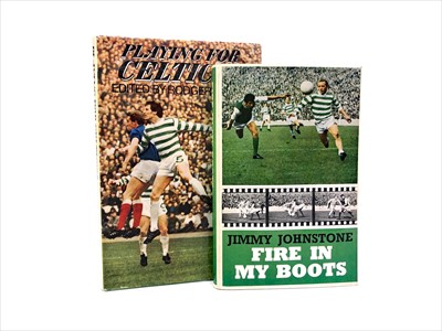 Lot 1739 - A LOT OF TWO AUTOGRAPHED CELTIC BOOKS