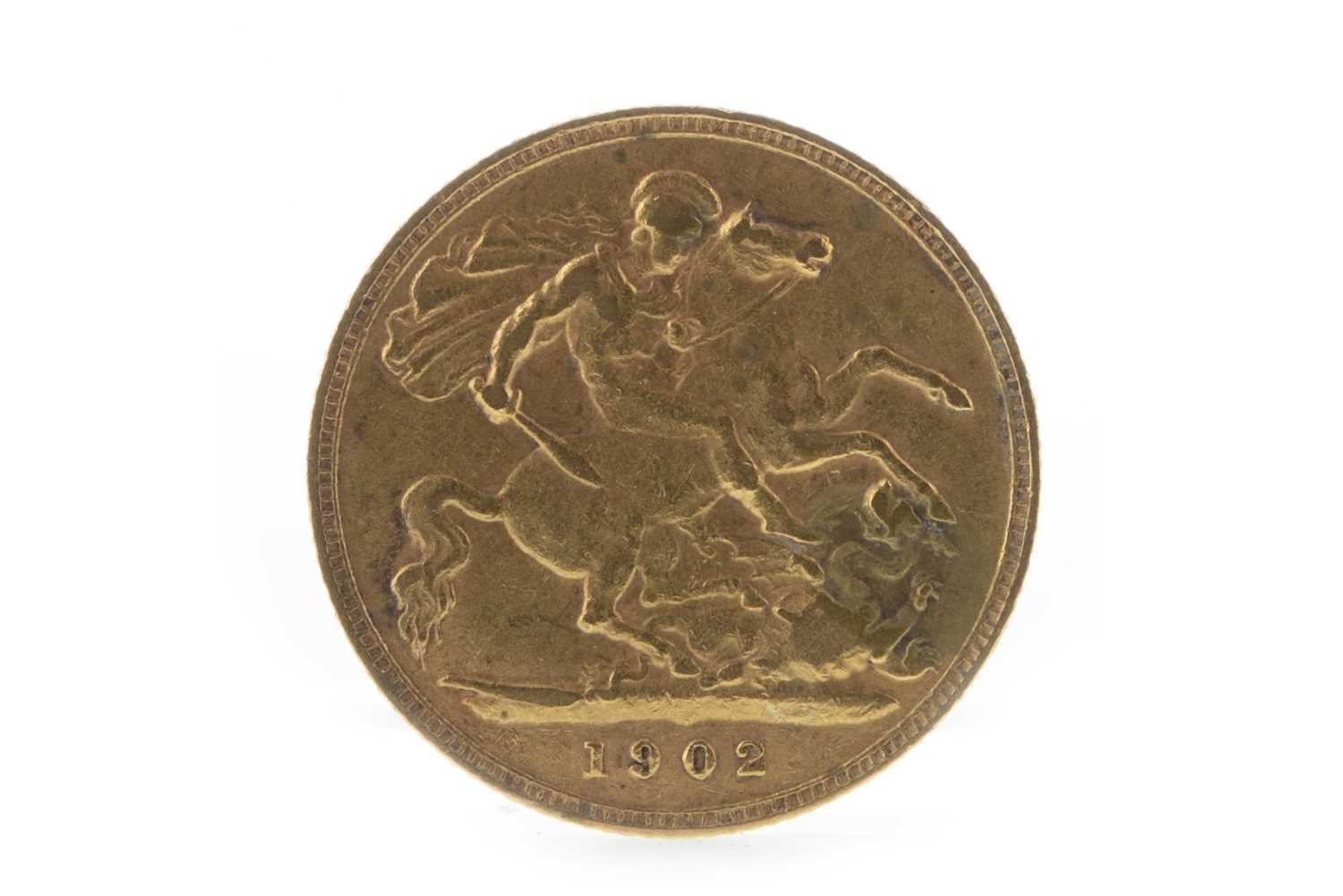 Lot 28 - A GOLD HALF SOVEREIGN, 1902