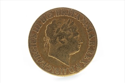 Lot 33 - A GOLD SOVEREIGN, 1817