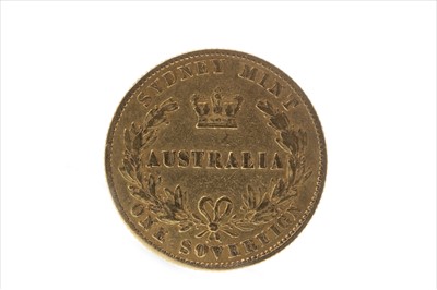 Lot 34 - A GOLD SOVEREIGN, 1870