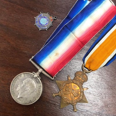 Lot 85 - A WWI SERVICE MEDAL GROUP ALONG WITH OTHER COMMEMORATIVE MEDALS