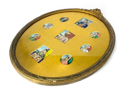 Lot 732 - A GROUP OF INDIAN PAINTED PORTRAIT MINIATURES