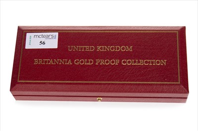 Lot 56 - A UNITED KINGDOM BRITANNIA GOLD PROOF COLLECTION