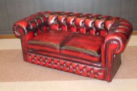 Lot 1007 - MODERN TWO SEAT BUTTONBACK CHESTERFIELD SOFA...