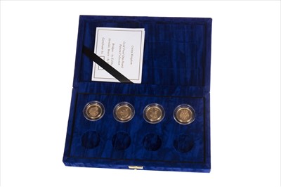 Lot 64 - A PART GOLD PROOF ONE POUND COLLECTION