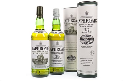 Lot 339 - LAPHROAIG 10 YEARS OLD AND QUARTER CASK