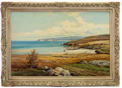 Lot 43 - OFF THE SUTHERLAND COAST, AN OIL BY W MCGREGOR
