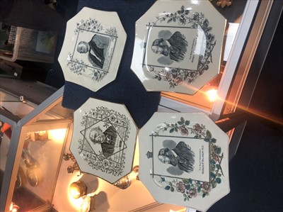 Lot 18 - A LOT OF EIGHT VICTORIAN AND OTHER COMMEMORATIVE PLATES