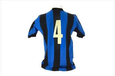 Lot 1889 - GIANFRANCO BEDIN OF INTER MILAN - HIS MATCHWORN JERSEY FROM THE EUROPEAN CUP FINAL 1967