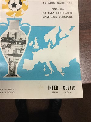 Lot 1886 - STEVIE CHALMERS OF CELTIC F.C. - HIS SIGNED EUROPEAN CUP FINAL PROGRAMME 1967
