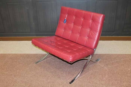 Lot 1028 - BARCELONA CHAIR IN THE MANNER OF LUDWIG MIES...