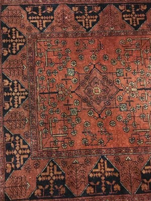 Lot 1338 - A LOT OF TWO AFGHAN BOKHARA RUGS