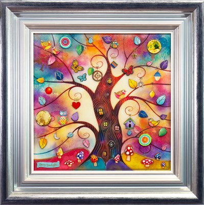 Lot 523 - RAINBOW TREE, A LIMITED EDITION RESIN PRINT BY KERRY DARLINGTON