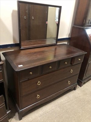 Lot 199 - A STAG DRESSING CHEST