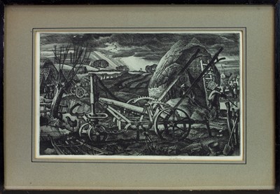 Lot 51 - THE HARROW, AN ETCHING BY WILLIAM WILSON