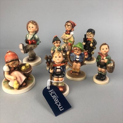Lot 28 - A COLLECTION OF EIGHT HUMMEL FIGURES OF CHILDREN