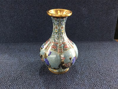Lot 714 - A CHINESE CLOISONNE VASE