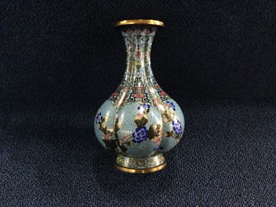 Lot 714 - A CHINESE CLOISONNE VASE