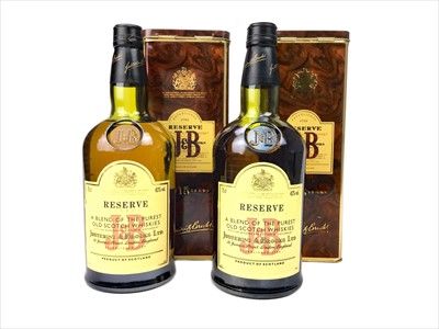 Lot 423 - TWO BOTTLES OF J&B RESERVE AGED 15 YEARS