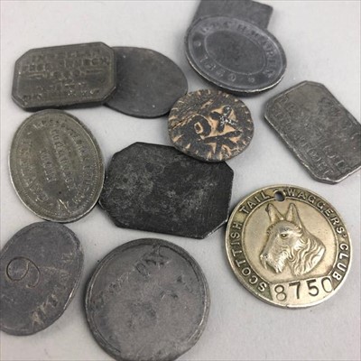 Lot 89 - A GROUP OF GEORGE III AND LATER CHURCH TOKENS