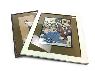 Lot 763 - A LOT OF TWO JAPANESE WOODBLOCK PRINTS