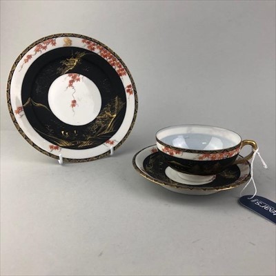 Lot 113 - A JAPANESE EGGSHELL PART TEA SERVICE AND OTHERS