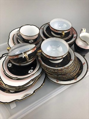 Lot 113 - A JAPANESE EGGSHELL PART TEA SERVICE AND OTHERS
