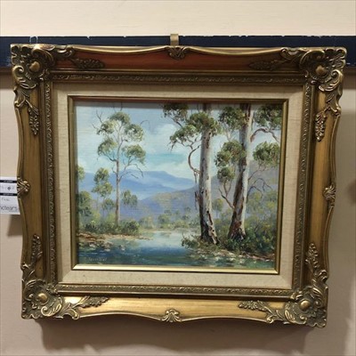 Lot 176 - A LOT OF MIXED PICTURES INCLUDING AN OIL BY D WESTON