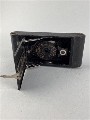 Lot 338 - A LOT OF ENGINEERS RULES, DRAWING INSTRUMENTS AND A FOLDING CAMERA