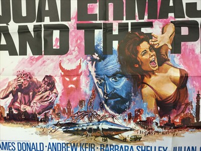 Lot 1343 - A FILM POSTER FOR QUATERMASS AND THE PIT