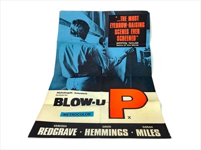 Lot 1346 - AN UPRIGHT FILM POSTER FOR BLOW-UP