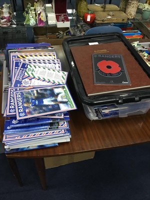 Lot 285 - A LOT OF VARIOUS FOOTBALL PROGRAMMES