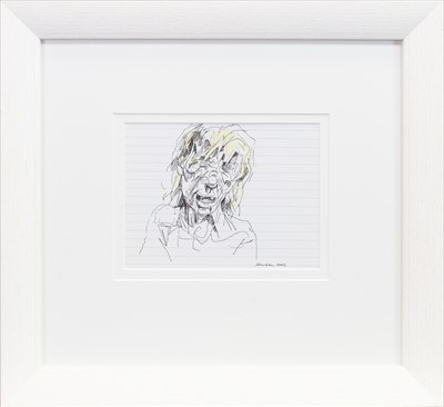 Lot 578 - A PEN STUDY BY PETER HOWSON